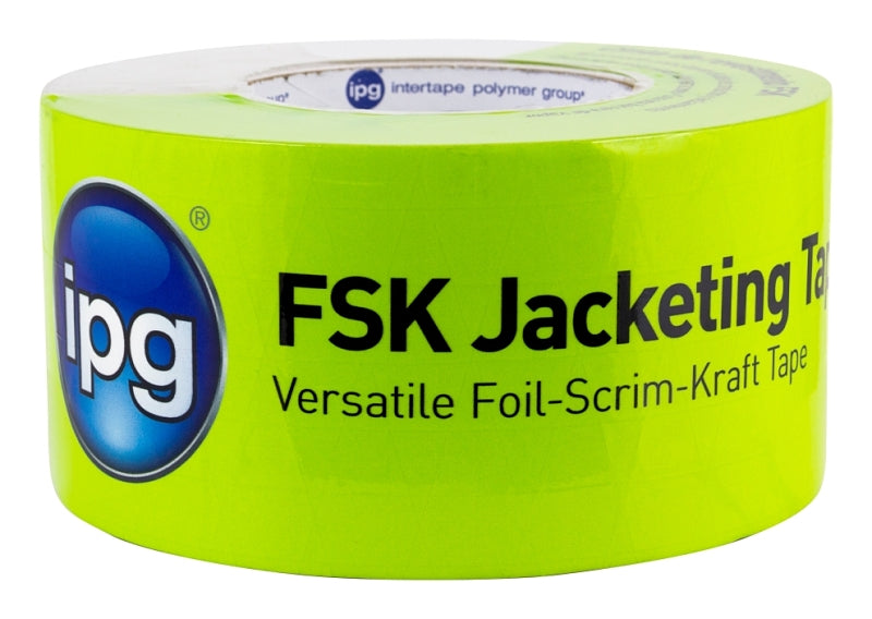 INTERTAPE POLYMER IPG FSK3-HC Foil-Scrim Insulation Tape, 50 yd L, 2.95 in W, Polymer Backing PAINT INTERTAPE POLYMER