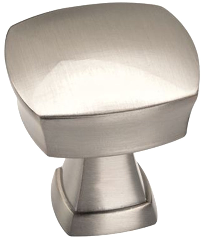 AMEROCK Amerock Stature Series BP11287G10 Cabinet Knob, 1-1/4 in Projection, Zinc, Satin Nickel