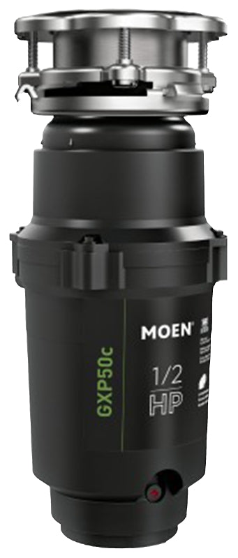 MOEN Moen GX PRO Series GXP50C Garbage Disposal, 30.8 oz Grinding Chamber, 1/2 hp Motor, 115 V PLUMBING, HEATING & VENTILATION MOEN