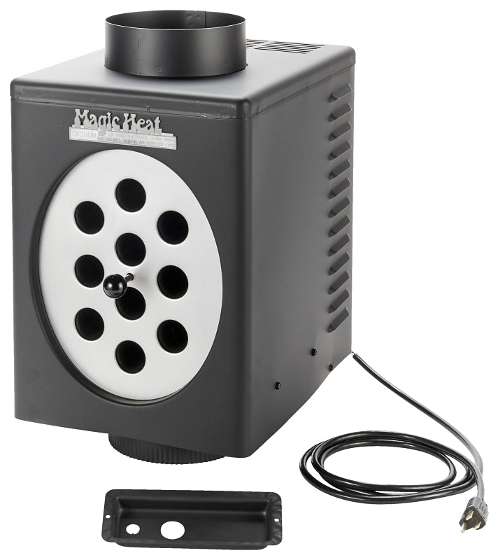 MAGIC HEAT Magic Heat MH-6R Heat Reclaimer, Black, For: 6 in Bottom Crimp Chimney Systems