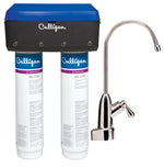 CULLIGAN SALES Culligan US-2 Drinking Water Filtration System, 0.5 gpm, Carbon Block Filtration, 2-Stage, White