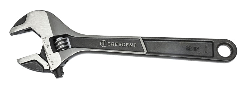 CRESCENT Crescent ATWJ210VS Adjustable Wrench, 10 in OAL, 1-5/16 in Jaw, Alloy Steel, Black Phosphate TOOLS CRESCENT