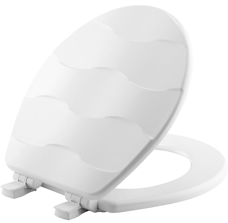 MAYFAIR Mayfair 33SLOW 000 Toilet Seat, Round, Wood, Easy Clean and Change Hinge PLUMBING, HEATING & VENTILATION MAYFAIR