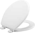 MAYFAIR Mayfair 43SLOW 000 Traditional Toilet Seat, Round, Molded Wood, White, Adjustable, Whisper Close Hinge PLUMBING, HEATING & VENTILATION MAYFAIR