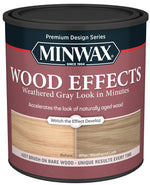 MINWAX Minwax 402140000 Weathered Stain, Weathered Gray, Liquid, 1 qt PAINT MINWAX