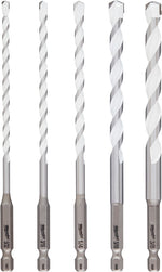 MILWAUKEE Milwaukee SHOCKWAVE Impact Duty 48-20-8898 Drill Bit Set, Multi-Material, 5-Piece, Carbide TOOLS MILWAUKEE