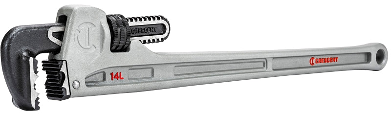 CRESCENT Crescent CAPW14L Pipe Wrench, 0 to 2-3/8 in Jaw, 14 in L, Aluminum, Powder-Coated, Long Handle TOOLS CRESCENT
