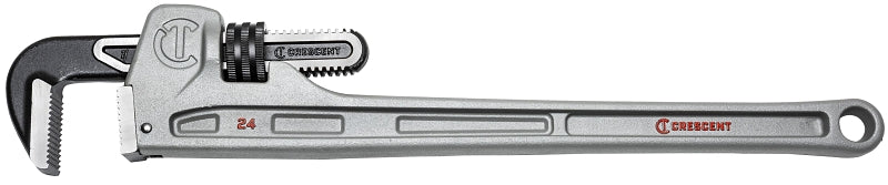 CRESCENT Crescent CAPW24 Pipe Wrench, 0 to 3-1/2 in Jaw, 24 in L, Aluminum, Powder-Coated