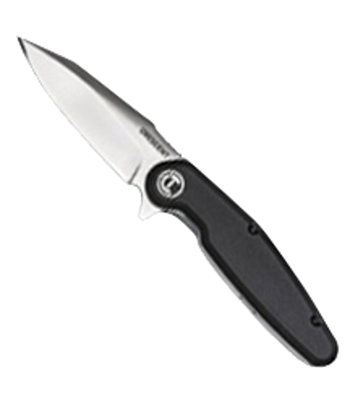 CRESCENT Crescent CPK350C Pocket Knife, 3-1/2 in L Blade, 1 in W Blade, Stainless Steel Blade, Ergonomic, Straight Handle ELECTRICAL CRESCENT