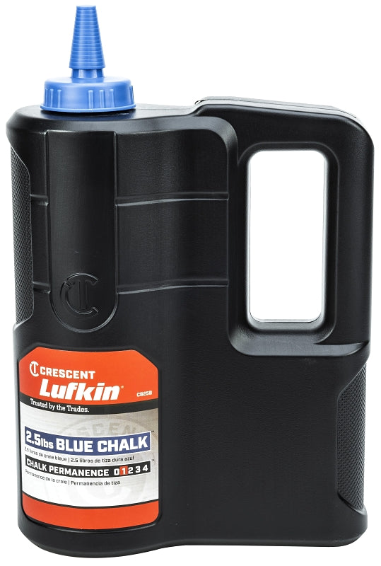 LUFKIN Crescent Lufkin CB25B Chalk Refill, Blue, 2.5 lb Bottle