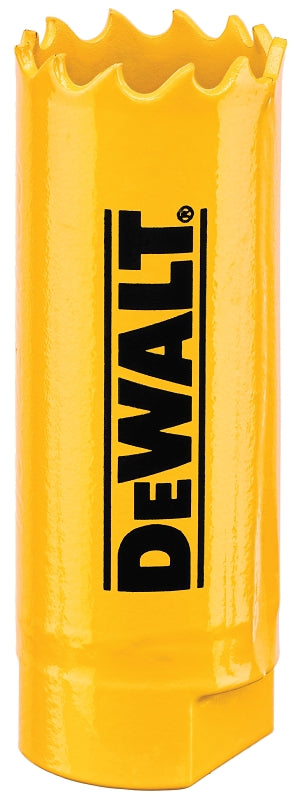 DEWALT DEWALT DAH180014 Hole Saw, 7/8 in Dia, 1-3/4 in D Cutting, 1/2-20 Arbor, 4/5 TPI, HSS Cutting Edge TOOLS DEWALT