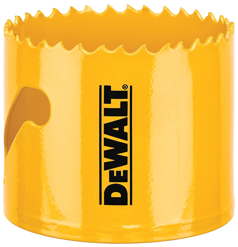 DEWALT DEWALT DAH180040 Hole Saw, 2-1/2 in Dia, 1-3/4 in D Cutting, 5/8-18 Arbor, 4/5 TPI, HSS Cutting Edge