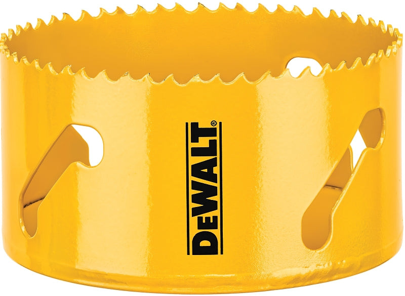 DEWALT DEWALT DAH180066 Hole Saw, 4-1/8 in Dia, 1-3/4 in D Cutting, 5/8-18 Arbor, 4/5 TPI, HSS Cutting Edge TOOLS DEWALT