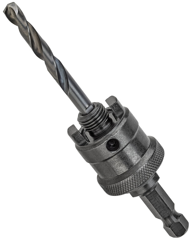 DEWALT DEWALT DAH9382PBM Hole Saw Arbor, 1/2-20 Thread, 3/8 in Shank, Hex Shank