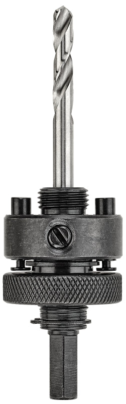 DEWALT DEWALT DAH9383PBM Hole Saw Arbor, 5/8-18 Thread, 3/8 in Shank, Hex Shank TOOLS DEWALT