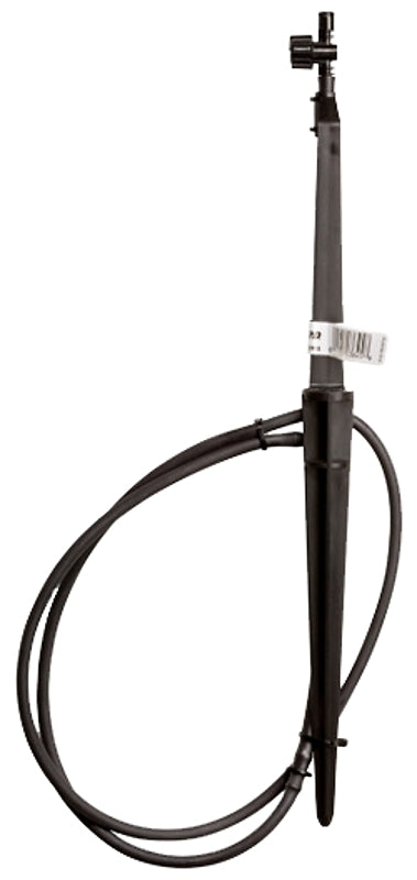RAINBIRD Rain Bird MSSTKTF1S Jet Micro Spray with Tall Staked Riser, 1/4 in Connection, 0 to 31 gph, Black, Full-Circle