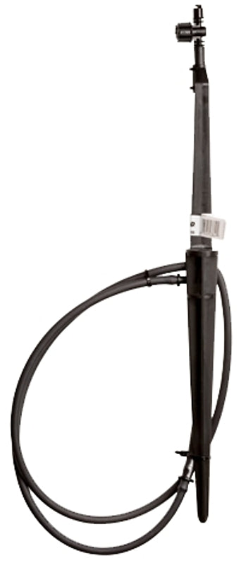 RAINBIRD Rain Bird MSSTKTH1S Series Fan Micro Spray with Tall Staked Riser, 0 to 31 gph, 40 psi Operating, Part-Circle, Black