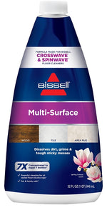 BISSELL Bissell 1789 Multi-Surface Floor Cleaning Formula, 32 oz, Bottle, Liquid, Characteristic, Clear/White