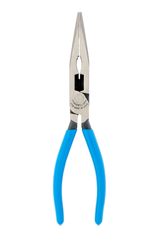 CHANNELLOCK Channellock E Series E318 Plier with Cutter, 7.81 in OAL, 0.091 in Hard Wire, 0.162 in Soft Wire Cutting Capacity