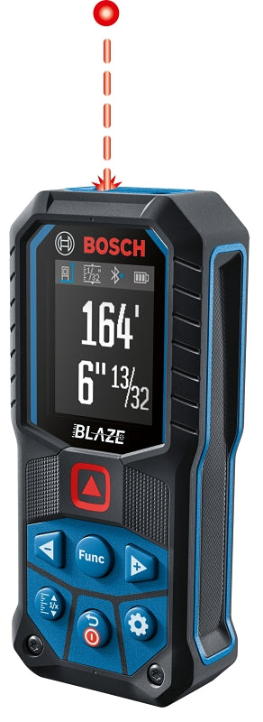 S-B POWER TOOL Bosch BLAZE GLM165-27C Laser Measure, Functions: Real-Time Length, Distance, Area, Volume, Indirect Measurements