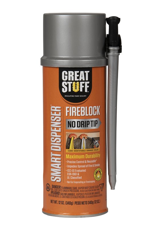 GREAT STUFF Great Stuff 99112831 Fireblock Insulating Foam Sealant, Orange