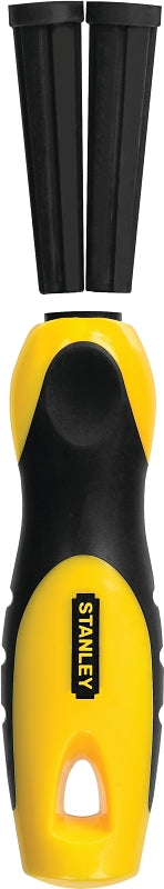 STANLEY STANLEY 22-311 File Handle, 4-1/2 in L, Rubber, Black/Yellow