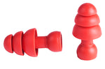 MILWAUKEE Milwaukee 48-73-3205 Replacement Ear Plugs, 26 dB NRR, Flanged, One-Size Ear Plug, Foam Ear Plug, Red Ear Plug