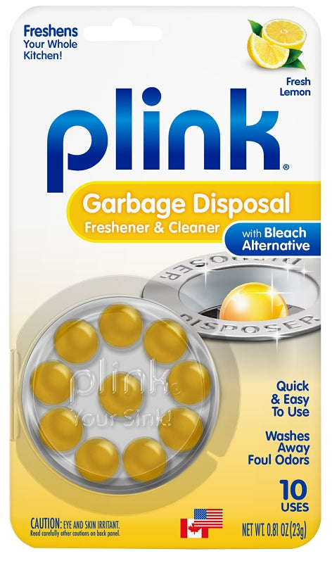 PLINK Plink 9010PRO Garbage Disposal Cleaner and Deodorizer Carton, Lemon, Cloudy Pale Yellow CLEANING & JANITORIAL SUPPLIES PLINK