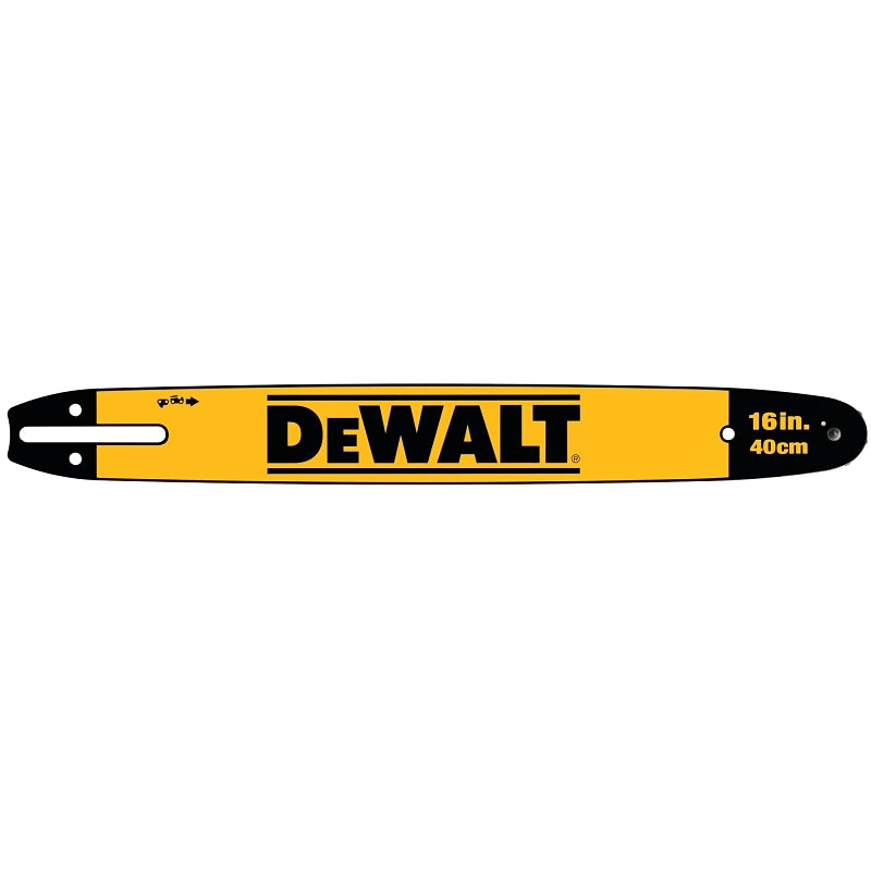 DEWALT DEWALT DWZCSB16 Chainsaw Bar, 16 in L Bar, 0.043 in, 3/8 in TPI/Pitch, For: DCCS670 16 in Cordless 20 V MAX Chainsaws
