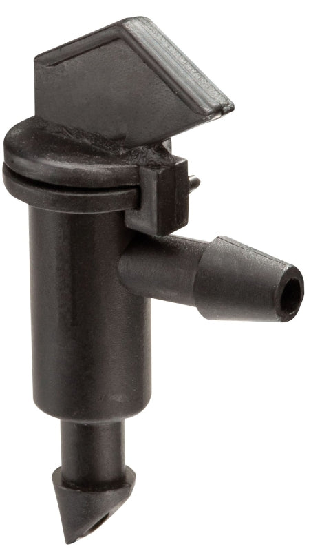 RAINBIRD Rain Bird FE10-25SX Dripper Emitter, Flag-Style, 1/4, 1/2 in Connection, Barb, Drip, 1 gph gph, Plastic, Black LAWN & GARDEN RAINBIRD