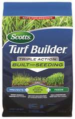 SCOTTS Scotts Turf Builder 23002 Triple-Action Lawn Fertilizer, 4.3 lb Bag, Solid, 21-22-4 N-P-K Ratio