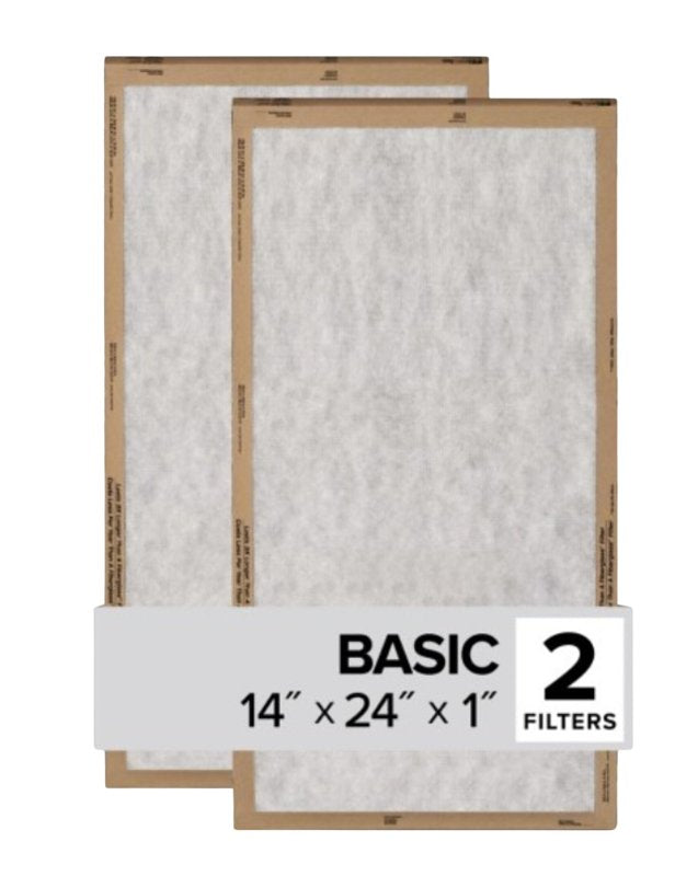 FILTRETE Filtrete FPL23-2PK-24 Air Filter, 24 in L, 14 in W, 2 MERV, For: Air Conditioner, Furnace and HVAC System