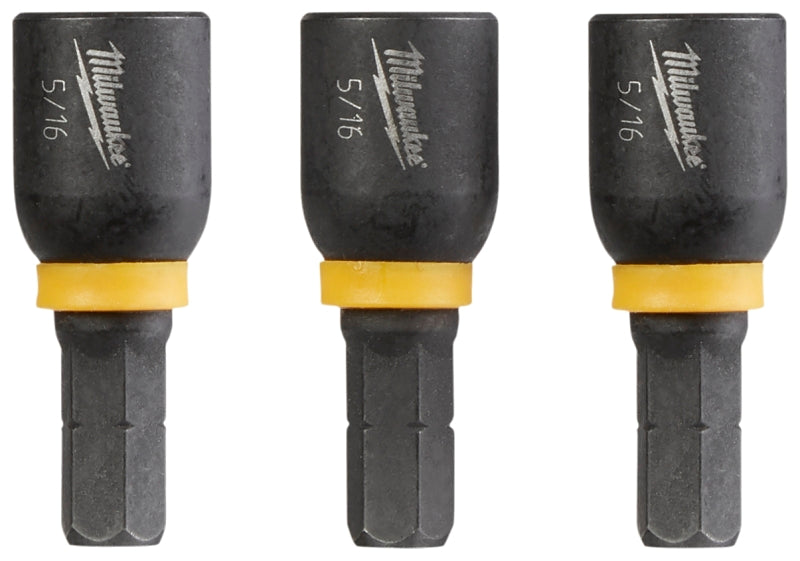 MILWAUKEE Milwaukee 49-66-4513 Insert Nut Driver, 5/16 in Drive, 1-1/2 in L, 1/4 in L Shank, Hex Shank