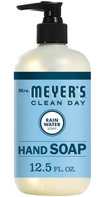 MRS. MEYERS Mrs. Meyer's 11215 Hand Soap, Liquid, Rain Water, 12.5 fl-oz Bottle