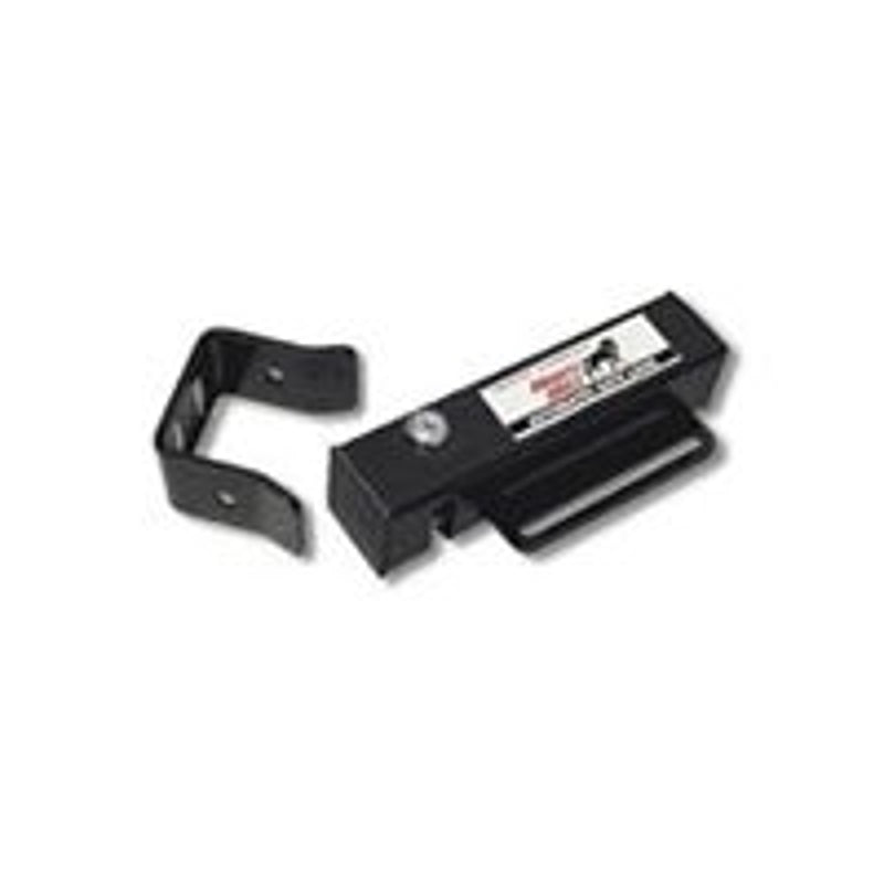 MIGHTY MULE Mighty Mule FM143 Gate Lock, Automatic, Steel, Black, Zinc
