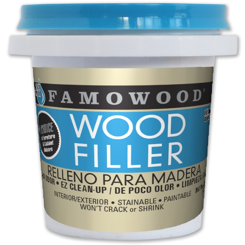 FAMOWOOD Famowood 40042134 Wood Filler, Paste, Red Oak, 0.25 pt PAINT FAMOWOOD