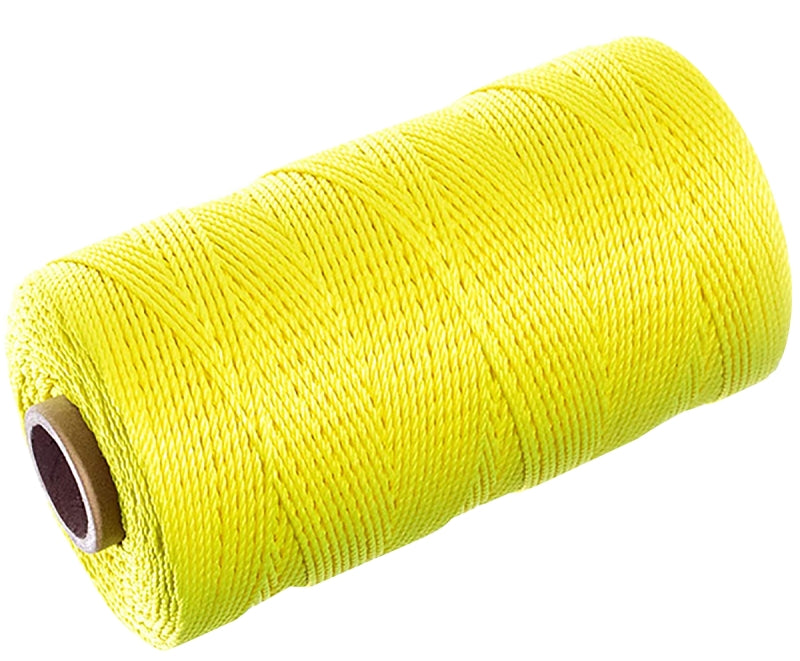 BARON Baron 10820 Mason Line, #18 Dia, 1000 ft L, 13 lb Working Load, Polypropylene, Yellow HARDWARE & FARM SUPPLIES BARON