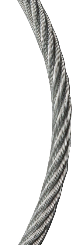 BARON Baron 695941 Cable, 1/16 in Dia, 500 ft L, 96 lb Working Load, Galvanized