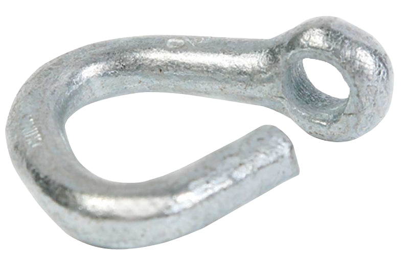 BARON MFG Baron 383-3/16 Large Cold Shut, 450 lb Working Load, 3/16 in Dia Wire, Steel, Zinc-Plated