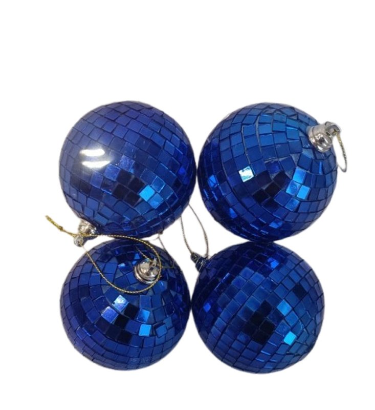 SANTAS FOREST Santas Forest 99954 Ornament, 80 mm, Faceted, Plastic and Foam, Assorted