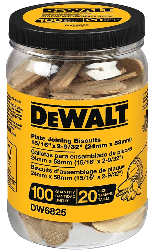 DEWALT DEWALT DW6825 Biscuit, #20, Beech Wood TOOLS DEWALT