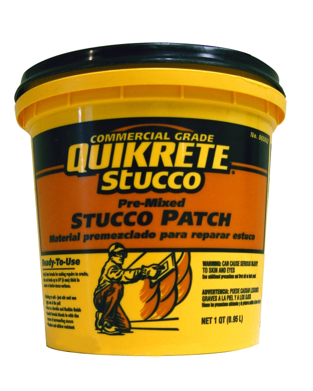 QUIKRETE Quikrete 8650-32 Pre-Mixed Patch, 1 qt Pail PAINT QUIKRETE