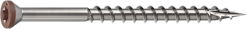 CAMO Camo 0353050BS Deck Screw, 0.163 in Thread, 2-1/2 in L, Star Drive, Sharp, Type-17 Point, 316 Stainless Steel, Brown HARDWARE & FARM SUPPLIES CAMO