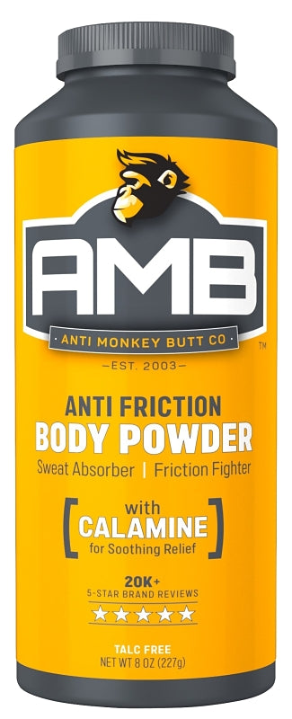 EMERSON HEALTHCARE Anti Monkey Butt Regular Series 817800 Anti-Friction Powder, Powder, 8 oz Bottle