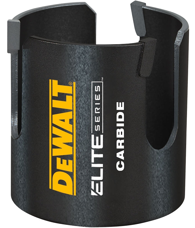 DEWALT DEWALT ELITE Series DAH42916 Hole Saw, 2-9/16 in Dia, 2-7/16 in D Cutting, 5/8 in Arbor, Carbide Cutting Edge
