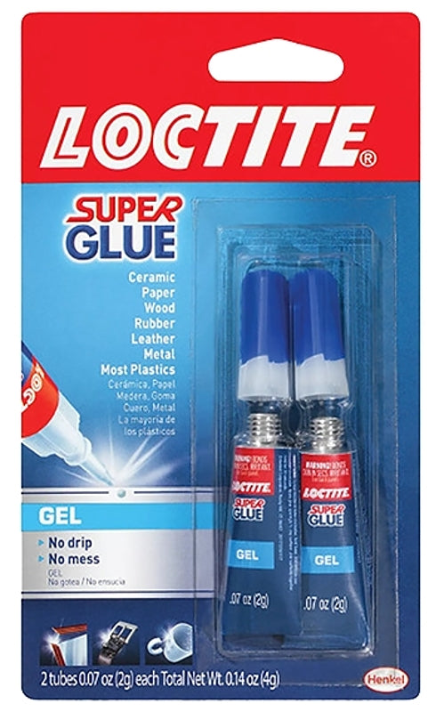 LOCTITE Loctite 1399965 Super Glue, Gel, Clear/Colorless, 2 g Tube