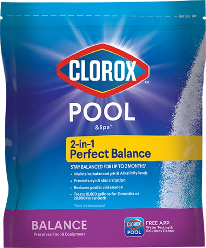 CLOROX Clorox Pool & Spa 12308CLX 2-in-1 Perfect Balance Chemical, 8 lb CLEANING & JANITORIAL SUPPLIES CLOROX