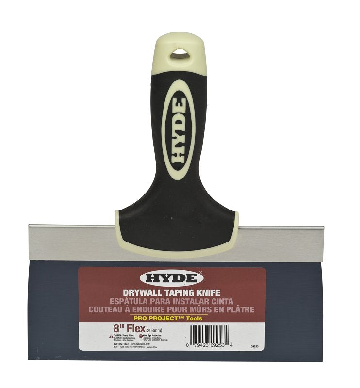 HYDE TOOLS Hyde Pro Project Series 09253 Knife, 8 in L Blade, Steel Blade, Taping Blade BUILDING MATERIALS HYDE TOOLS