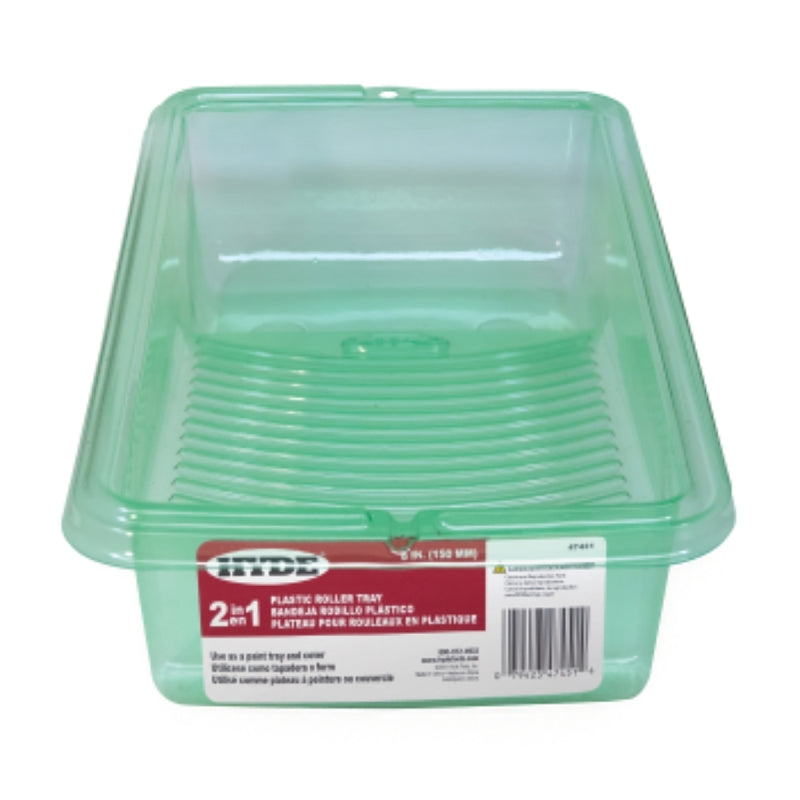 HYDE Hyde 47451 Vacuum Form Tray with Cover, 6 in L, Plastic PAINT HYDE