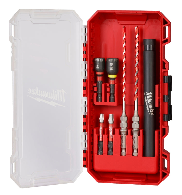 MILWAUKEE Milwaukee SHOCKWAVE Impact Duty 48-20-9097 Drill Bit Screw Install Kit, 7-Piece TOOLS MILWAUKEE